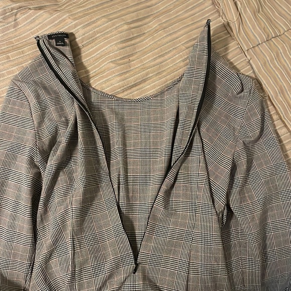 Ann Taylor plaid peplum top - Picture 5 of 5